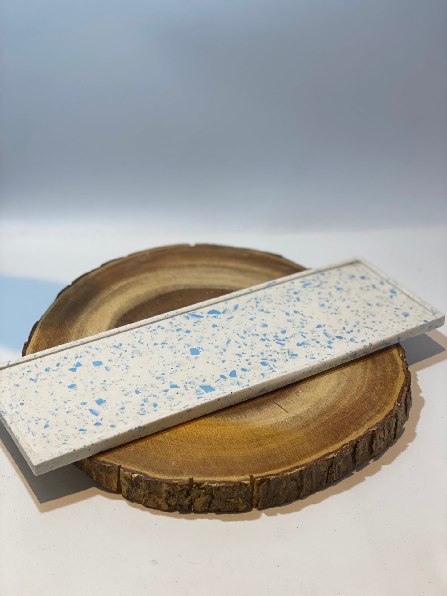 Large Rectangle Tray - ‘Simply Blue’
