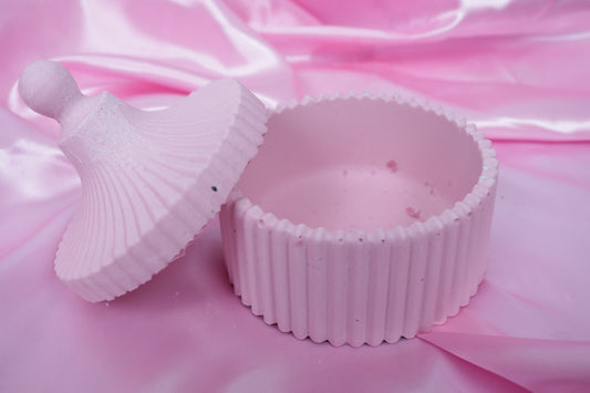 Valentines Day Pink Trinket Jar
