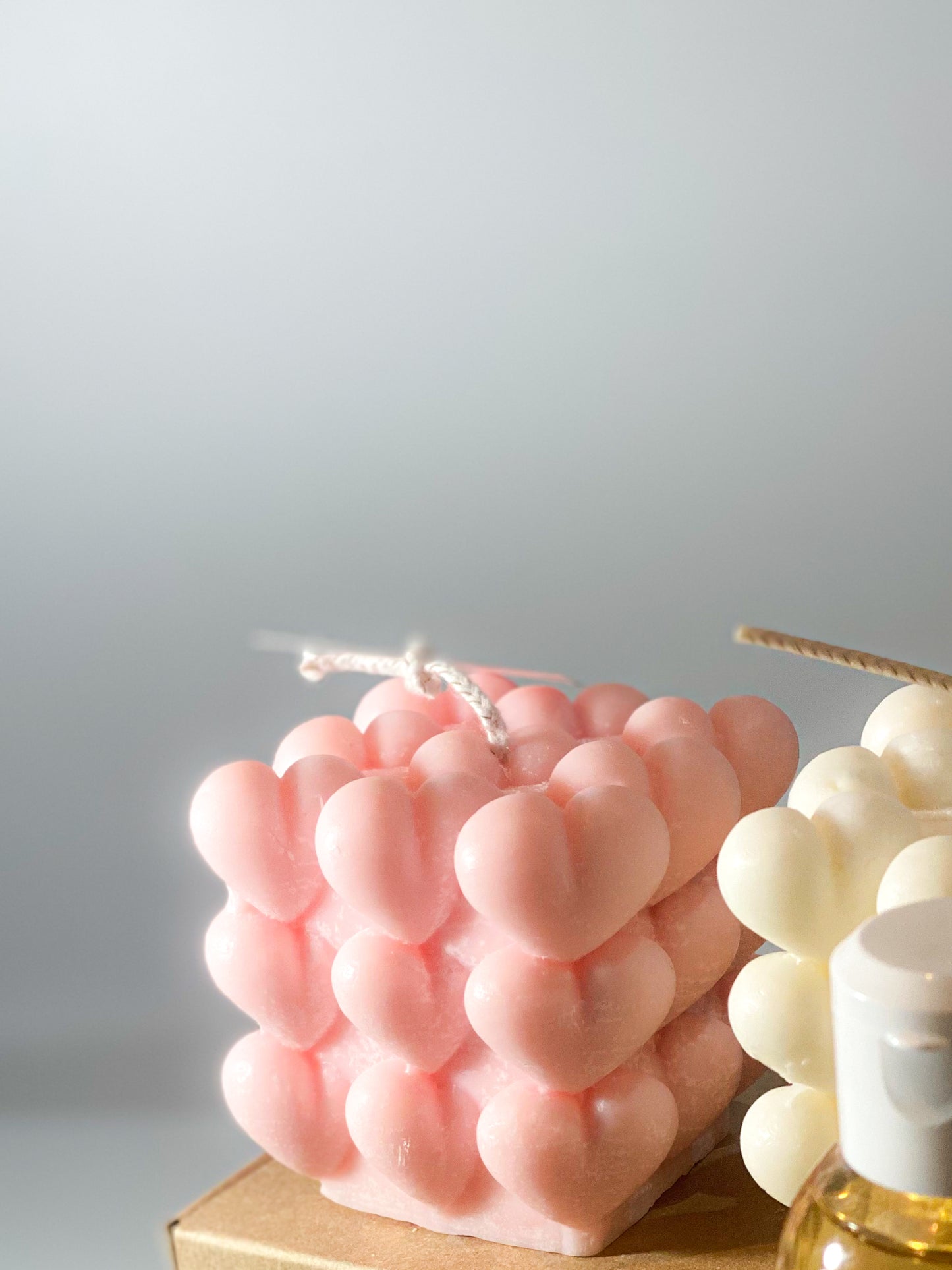 Heart Bubble Candle
