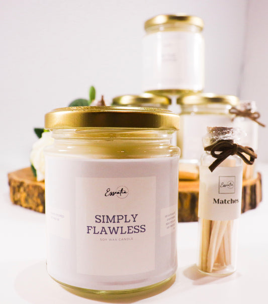 Motivational message candles