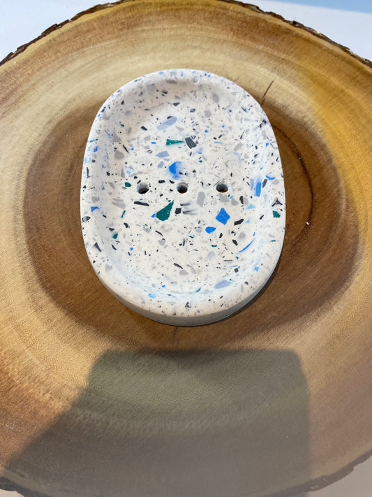 Soap Dish - Blue mix