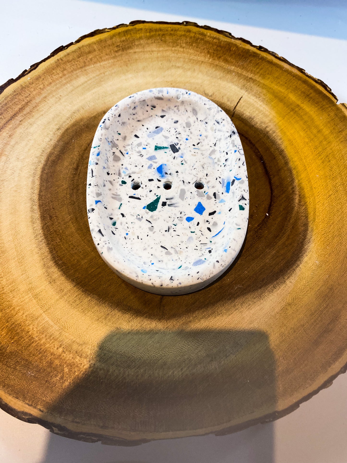 Soap Dish - Blue mix